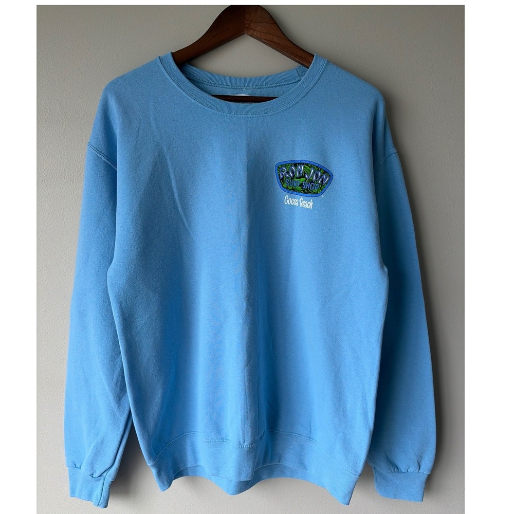Ron Jon Surf Shop Cocoa Beach Sea Turtle Graphic Sweatshirt Mens Medium